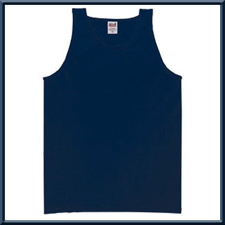 Blank Plain 100% Cotton Anvil MENS Tank Top S,M,L,XL,2X  