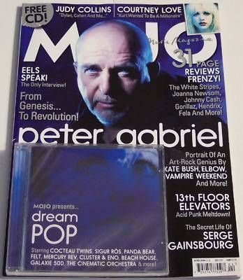 MOJO Free CD & Magazine PETER GABRIEL Courtney Love NEW  