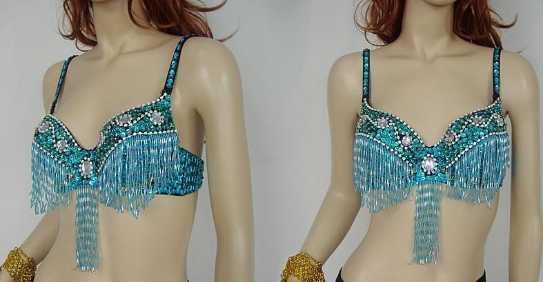 New  belly dance costume Top bra US Size 32 34B/C  