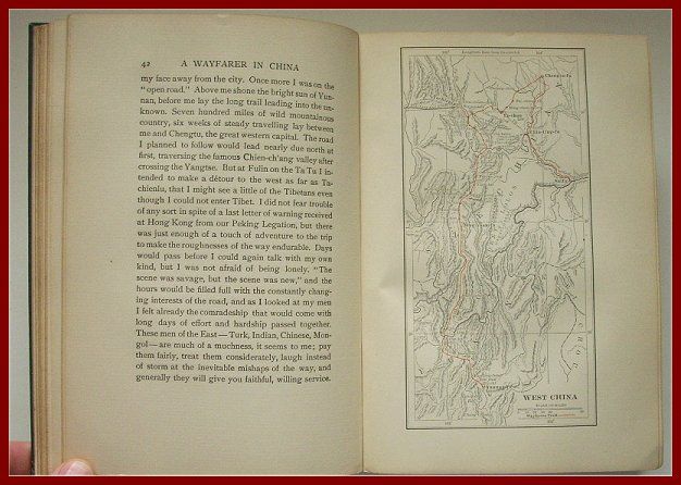 1913 A WAYFARER IN CHINA 1st Ed Illustrated & Maps A+++  
