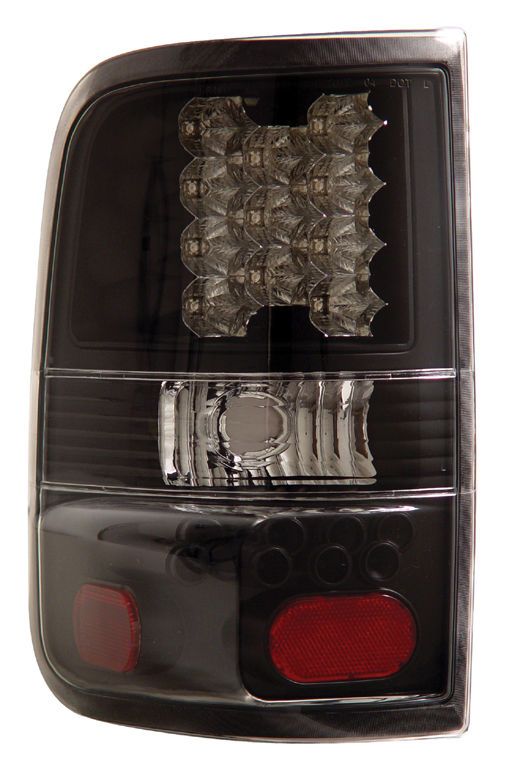 Anzo Tail Lights for 04 07 Ford F 150 Black LED  