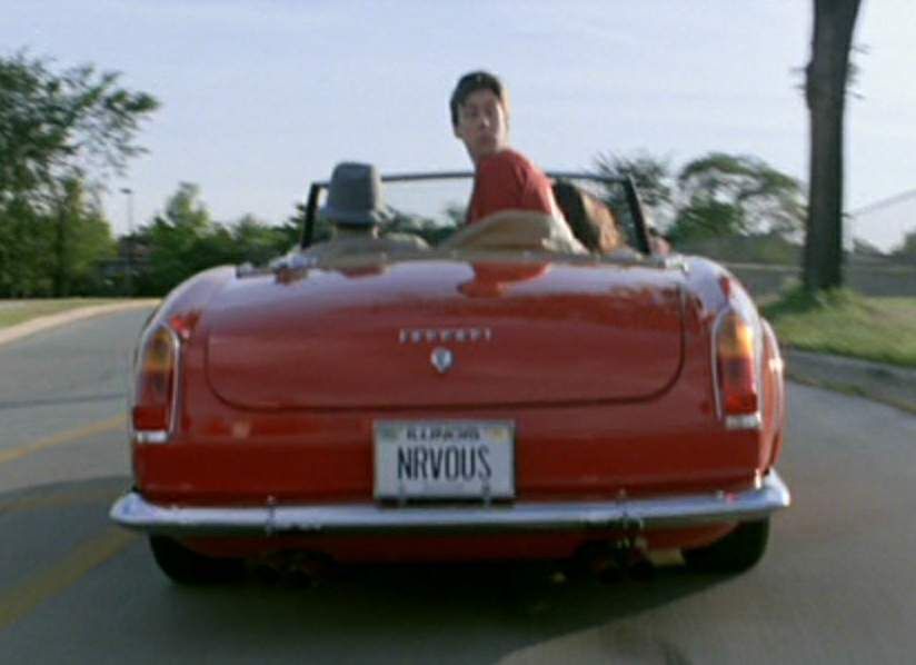 Ferris Buellers Day Off Ferrari *NRVOUS* License Plate  