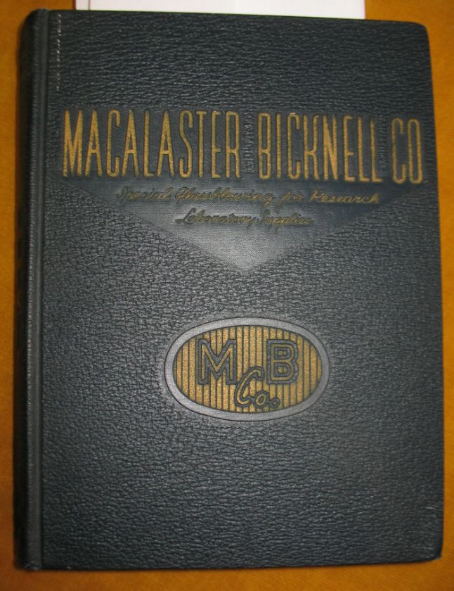 Macalaster Bicknell Catalog Asbestos Laboratory Labline Precision 