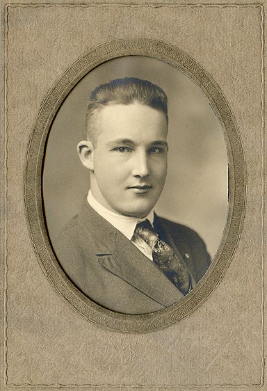 1920 Studio Photo of Ronald Lewis, OSC, Corvallis, OR  