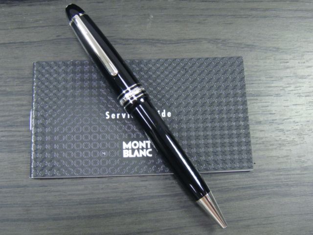   Meisterstück PLATINUM LINE LE GRAND Platinum Plated Black Point Pen