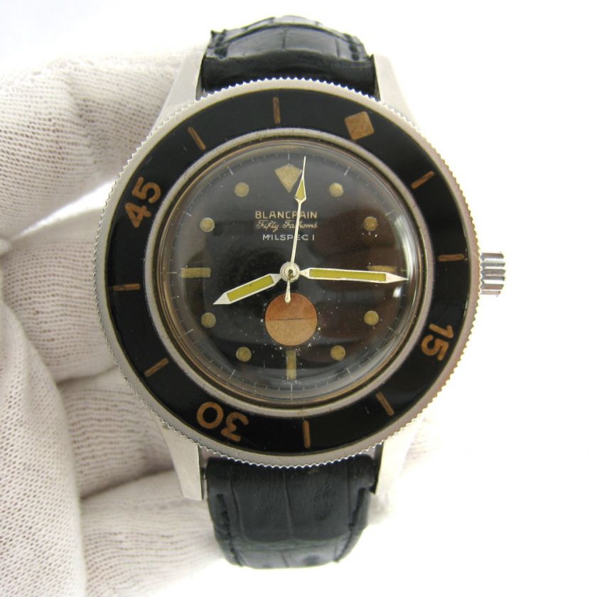   Vintage Blancpain Fifty Fathoms Milspec 1 Automatic Dive Watch  