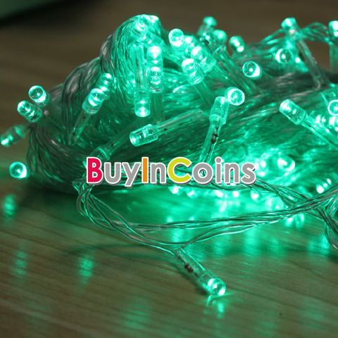 10M 100LED Fairy Night Blue Red Green White String Light Party Wedding 