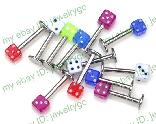 Wholesale 100 body piercing navel belly lip bar rings  