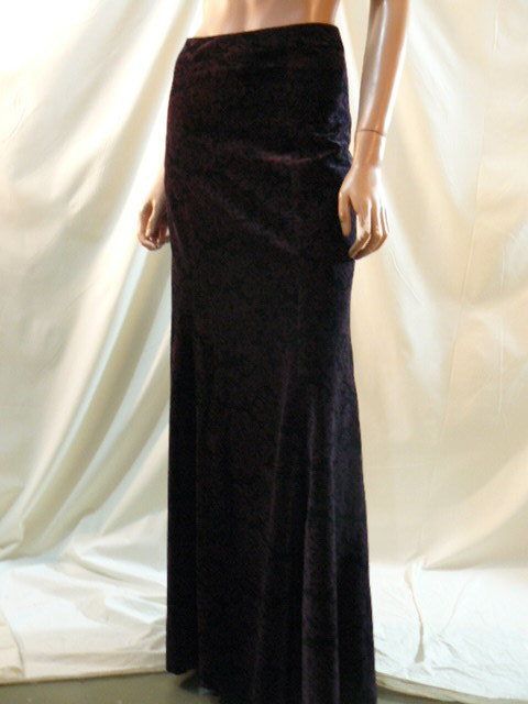 NEW Peruvian Connection Ombre Jacquard Velvet Skirt 4  