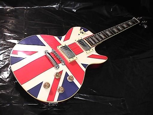 String Deluxe Electric Guitar, British Flag, New  