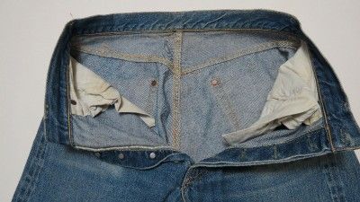 LEVIS 501 XX HIDDEN RIVETS BIG E REDLINE DENIM JEANS VTG 555  