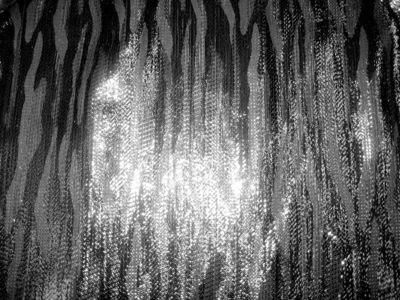 Wonderful BLACK SHIMMER Subtle SHINY Zebra PRINT Fabric  