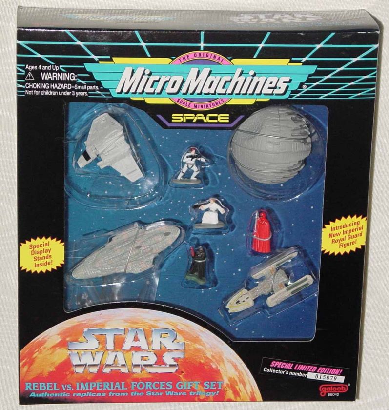 STAR WARS MICRO MACHINES 3 GIFT SETS REBEL VS IMPERIAL FORCES IMPERIAL 