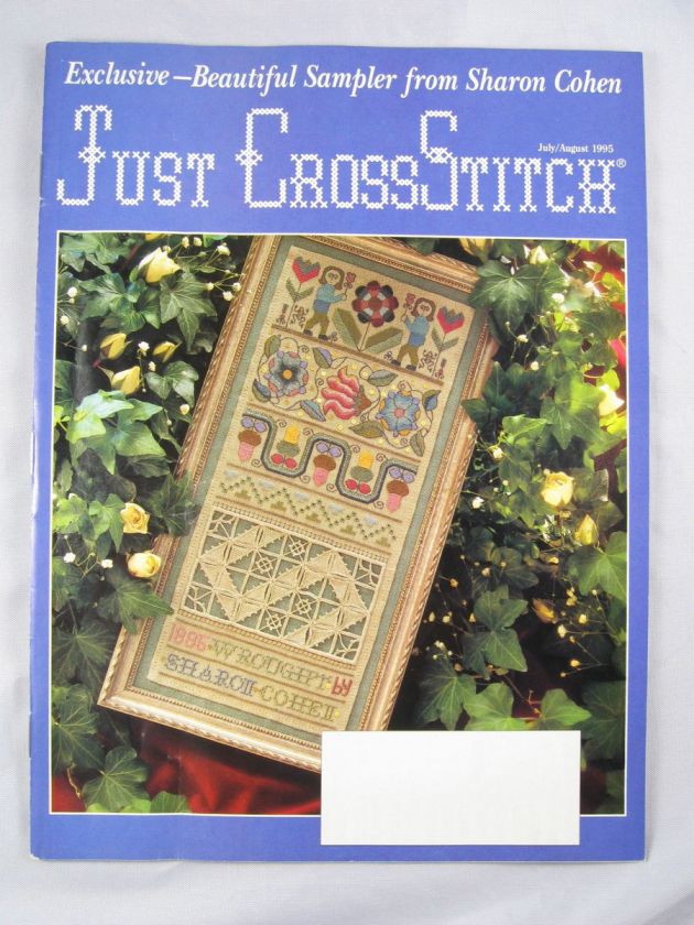 Just Cross Stitch Magazine ~ Sharon Cohen Sampler 1995  