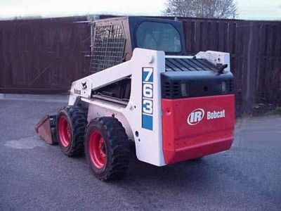 BOBCAT 763 SKID STEER  WILL SHIP DIESEL SNOW LOADER CAB HEAT 