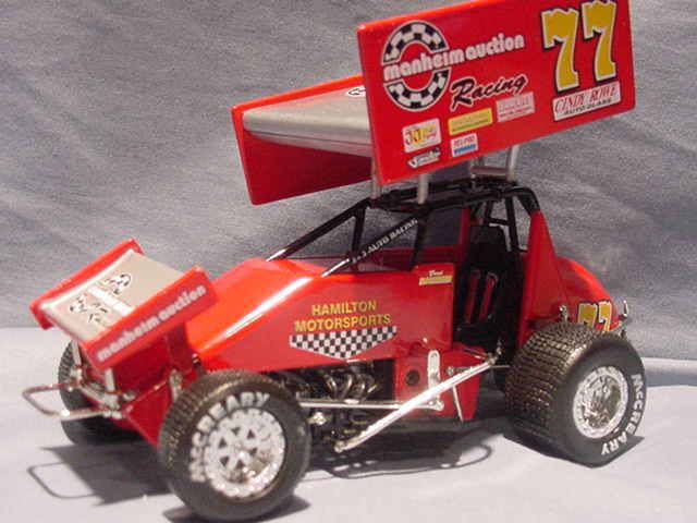   MANHEIM AUCTION HAMILTON ACTION SPRINT CAR PA POSSE 124 RACE  