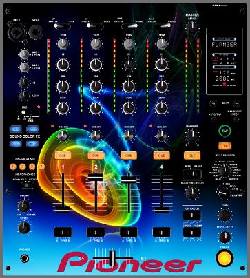 Pioneer CDJ 1000 800 850 400 900 200 2000 Skin Faceplate Absolute one 