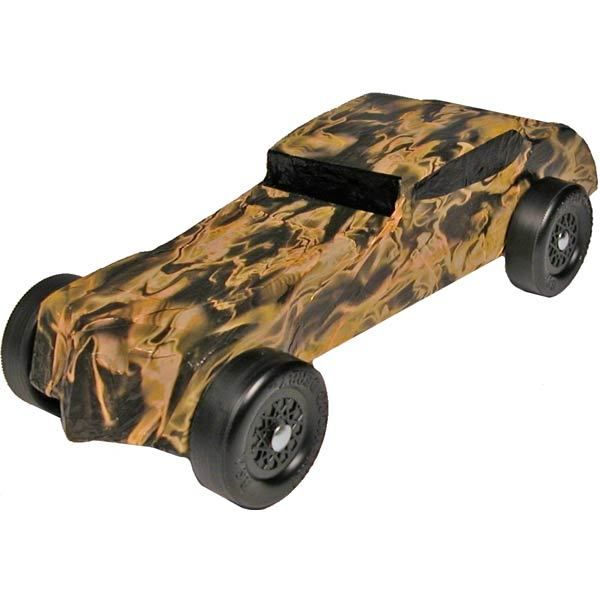 Pinewood Derby Car Smoke Screen Body Skin  