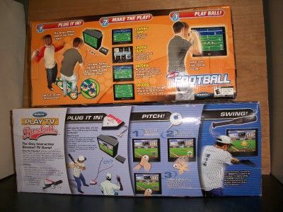  GAMES ,2, PLUG & PLAY, BASEBALL & FOOTBALL, SPORTS, TELEVISION, TV 