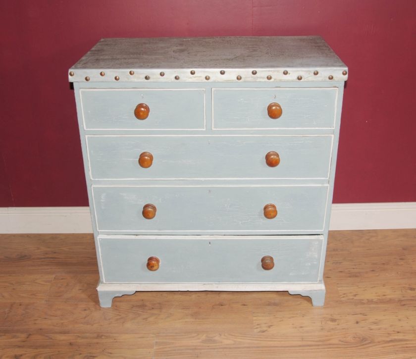 Pair French Painted Rococo Chests Bedside Tables  