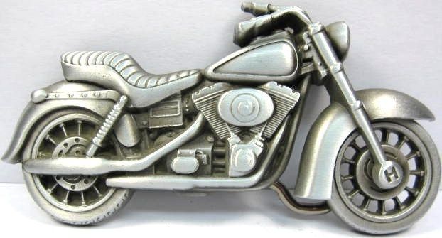 MOTORCYCLE BELT BUCKLE BIKER CHOPPER BIKE METAL B158  