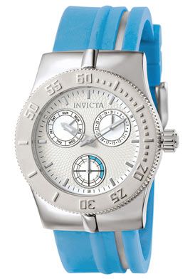 Invicta Watch 5916 Womens Wildflower Light Blue Rubber  