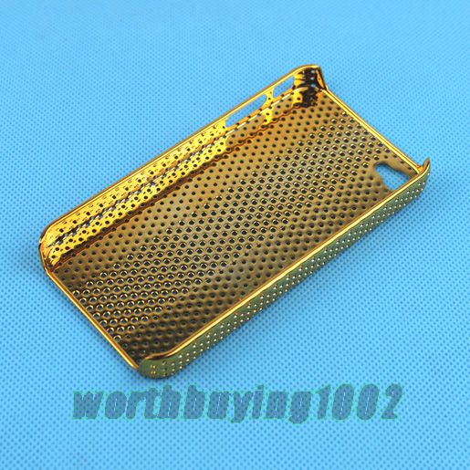 Color Chrome Mesh Case Cover for Apple iPhone 4 4G  