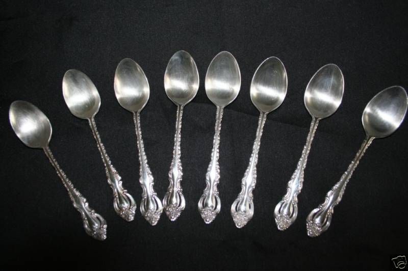 International Deep Silver Silver Plate Korea Teaspoon  