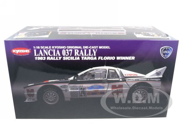   model of Lancia 037 Rally Sicilia Targa Florio Winner #24 by Kyosho