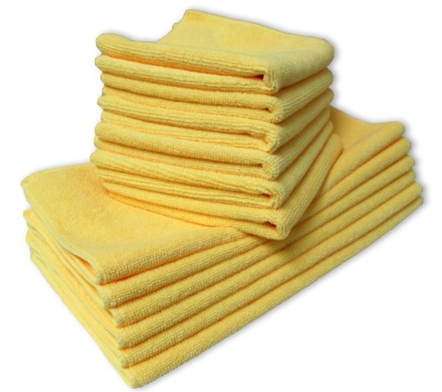   MaximMart Microfiber Cleaning Towels Rags Household Cloth Set  