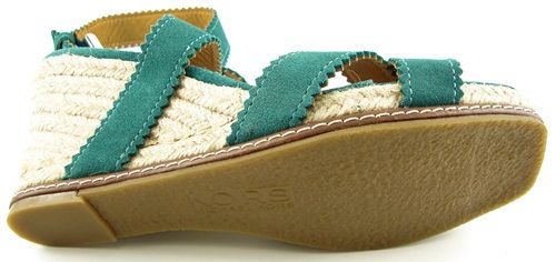 KORS MICHAEL KORS PERKY Marine Suede Womens Shoes Espadrille Wedges 