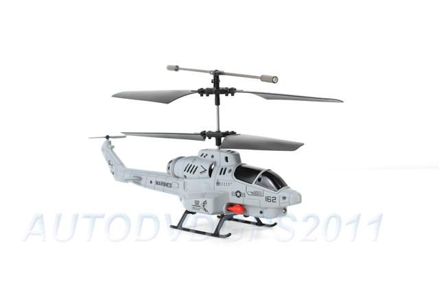 3CH MISSILE LAUNCHING RC Gyro Cobra HELICOPTER U809  