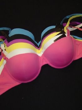 New SEXY SEAMLESS Convertible STRAPLESS BRAS Sz 34C  