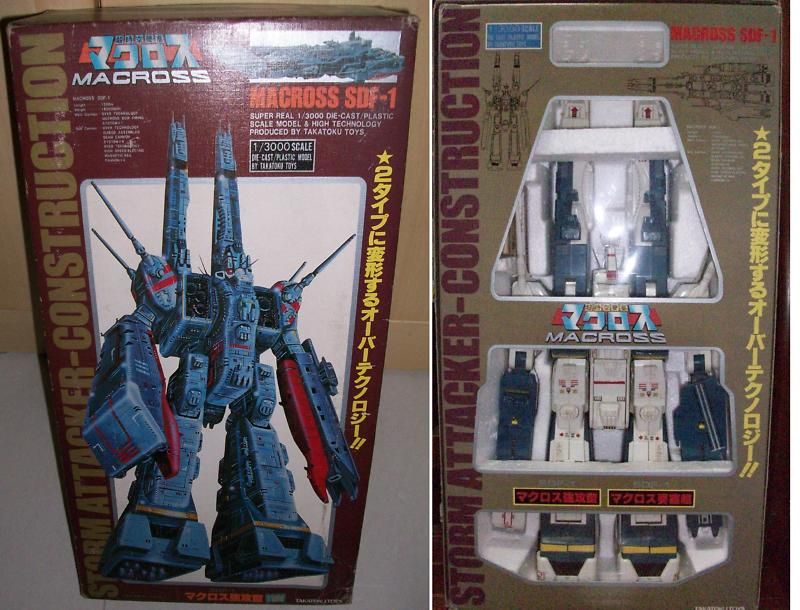 Vintage Macross Takatoku SDF 1 1/3000 MIB  