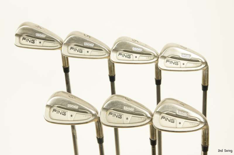 Right Handed Ping S58 Black Dot 4 PW 7 Piece Iron Set Regular Flex i 