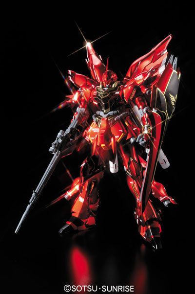 Bandai MG MSN 06S SINANJU Ver. Ka Titanium Finish Model  