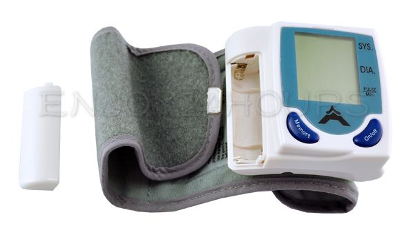 Digital Wrist Blood Pressure Monitor & Heart Beat Meter  