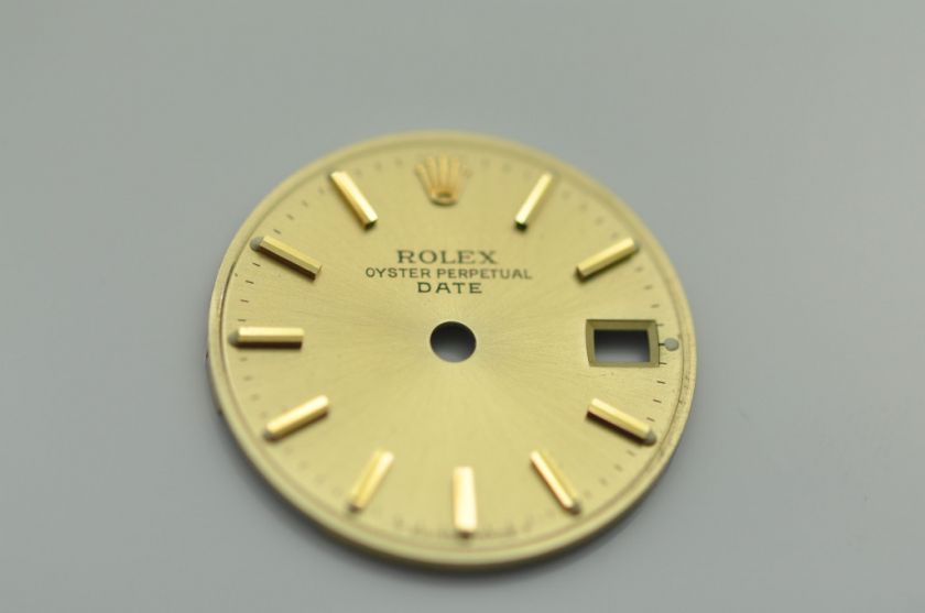 Rolex Oyster Perpetual Date Gold Dial  