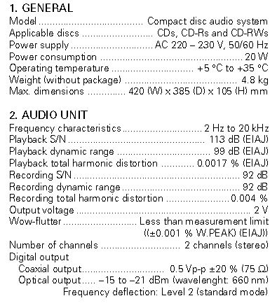 Pioneer PDR 555RW Single Disc CD Recorder Burner  
