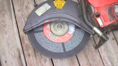 HUSQVARNA 272K CONCRETE CUT OFF SAW WITH NEW BLADE  