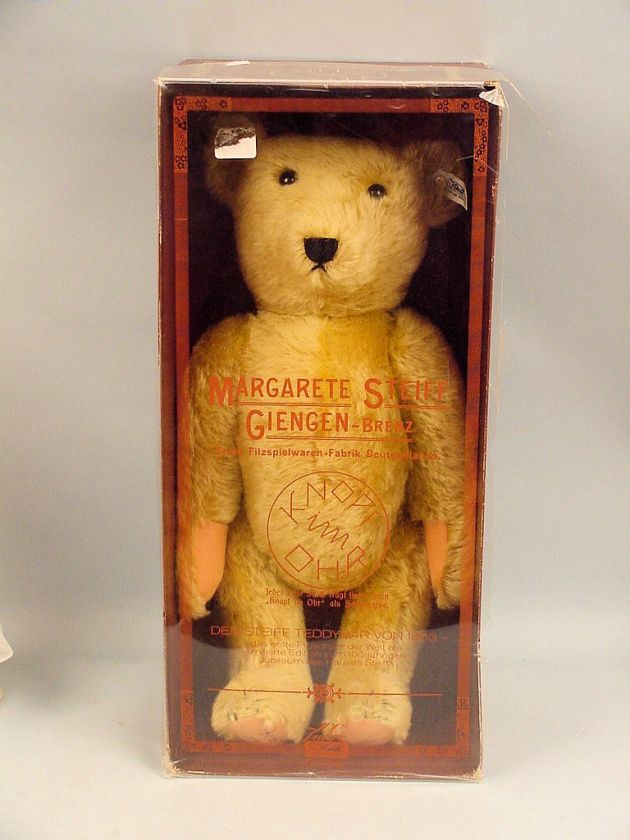 Papa/Jubilee Bear MIB by Steiff   1980 SIGNED  