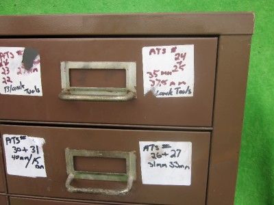 27 DRAWER FILE TOOL PART STORAGE CABINET COLE STEEL  