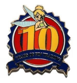 TINKERBELL 10 Years of Pin Trading LOGO NEW DIsney Pin  