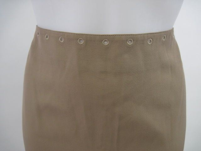 JEAN PAUL GAULTIER Tan Straight Skirt Sz 8  