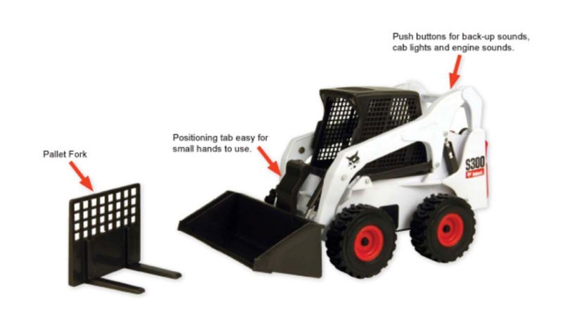 Bobcat 116 Scale Plastic Skidsteer w/Sound 6988780  