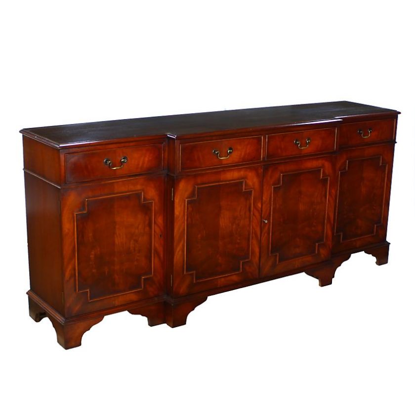 description item no 12891 georgian design flame mahogany veneered 