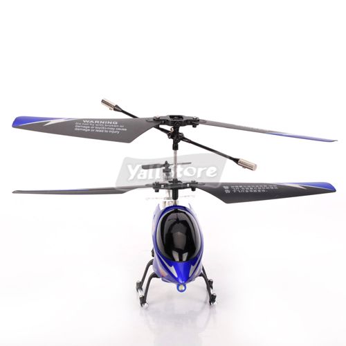   Helicopter Infrared Remote Control Metal 2.5 Channel Blue Heli RTF Toy