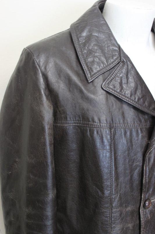 VINTAGE MENS 70S STARSKY & HUTCH LEATHER JACKET 42 L.  