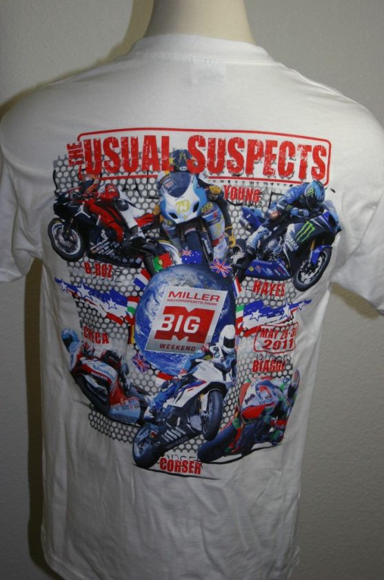 2011 SBK Official Event T Shirt Miller Corser Checa  