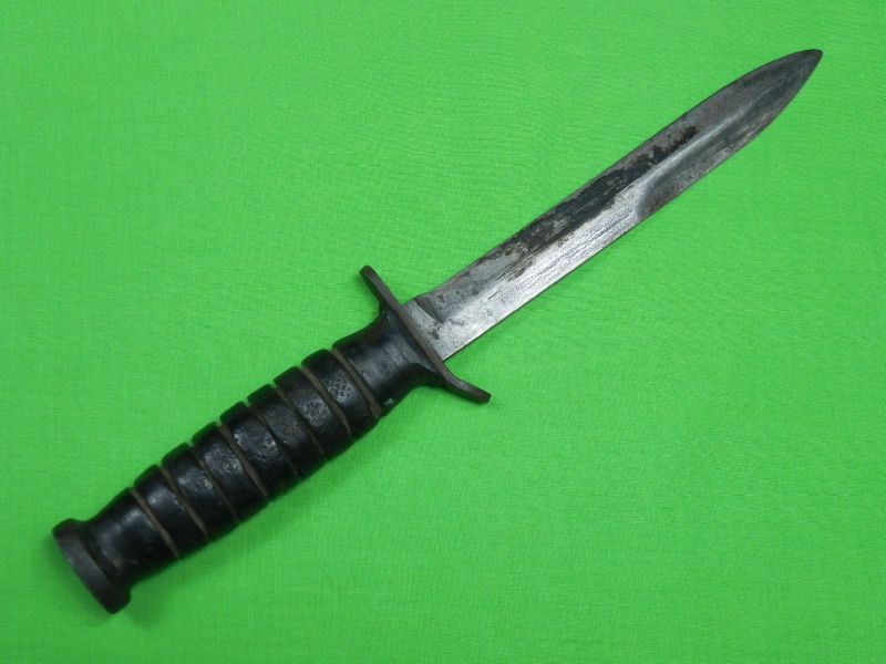 US WW2 M3 UTICA Blade marked Fighting Knife  